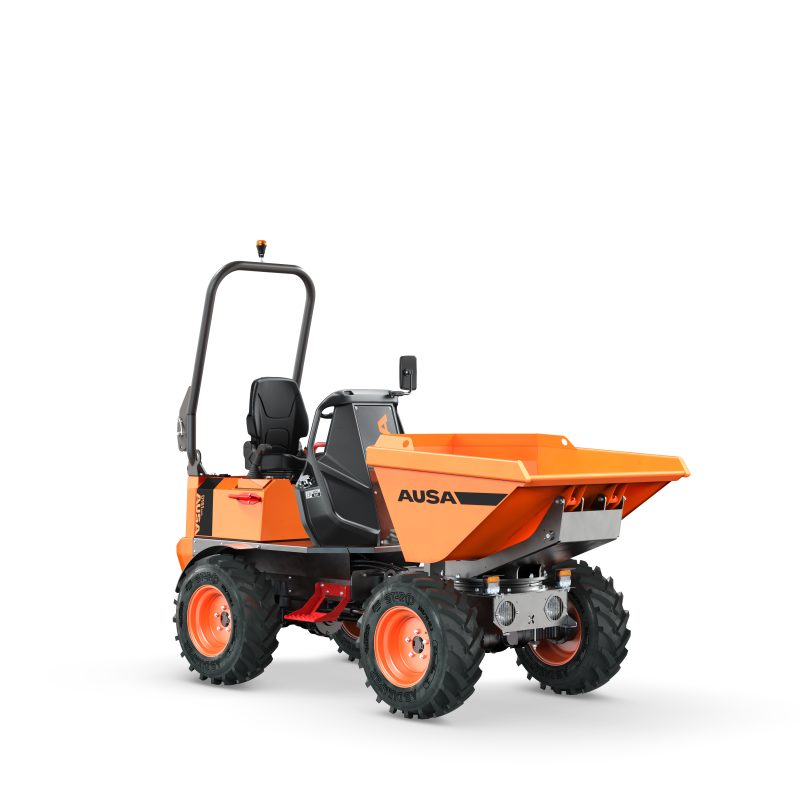 Dumper Ausa D151AHG sur petit chantier