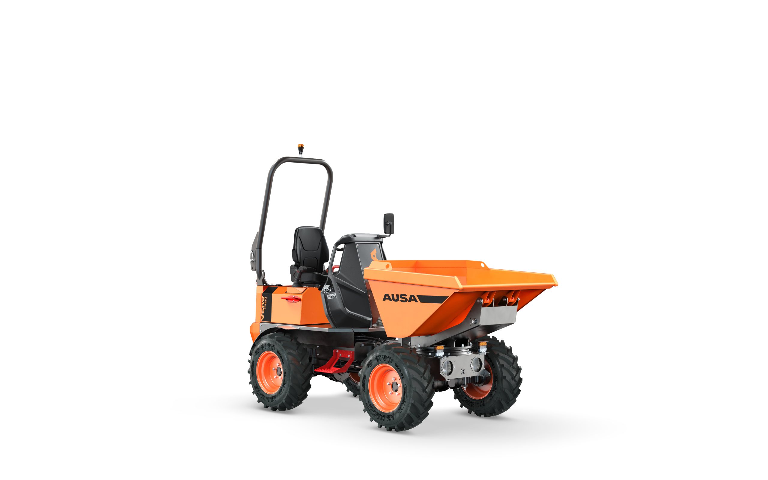 Dumper Ausa D151AHG sur petit chantier