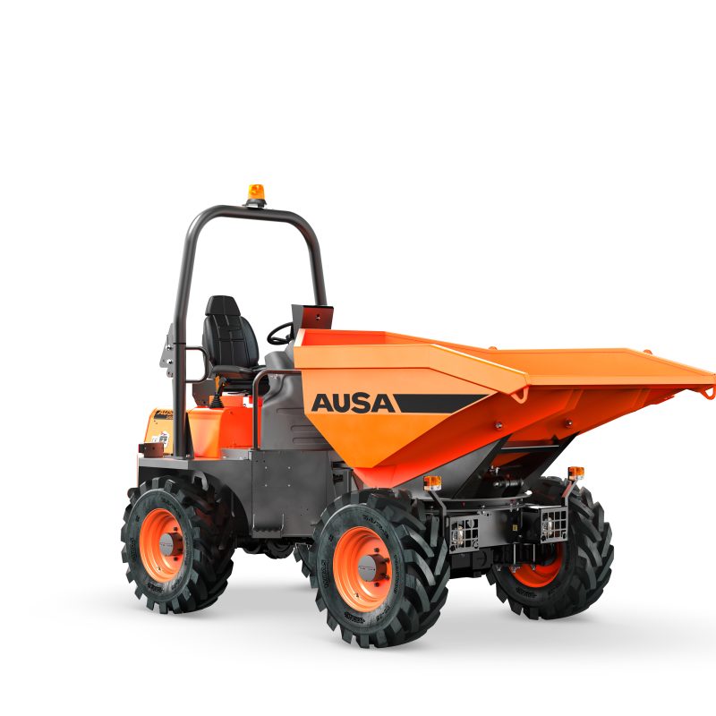 Dumper Ausa D450AHG en utilisation chantier