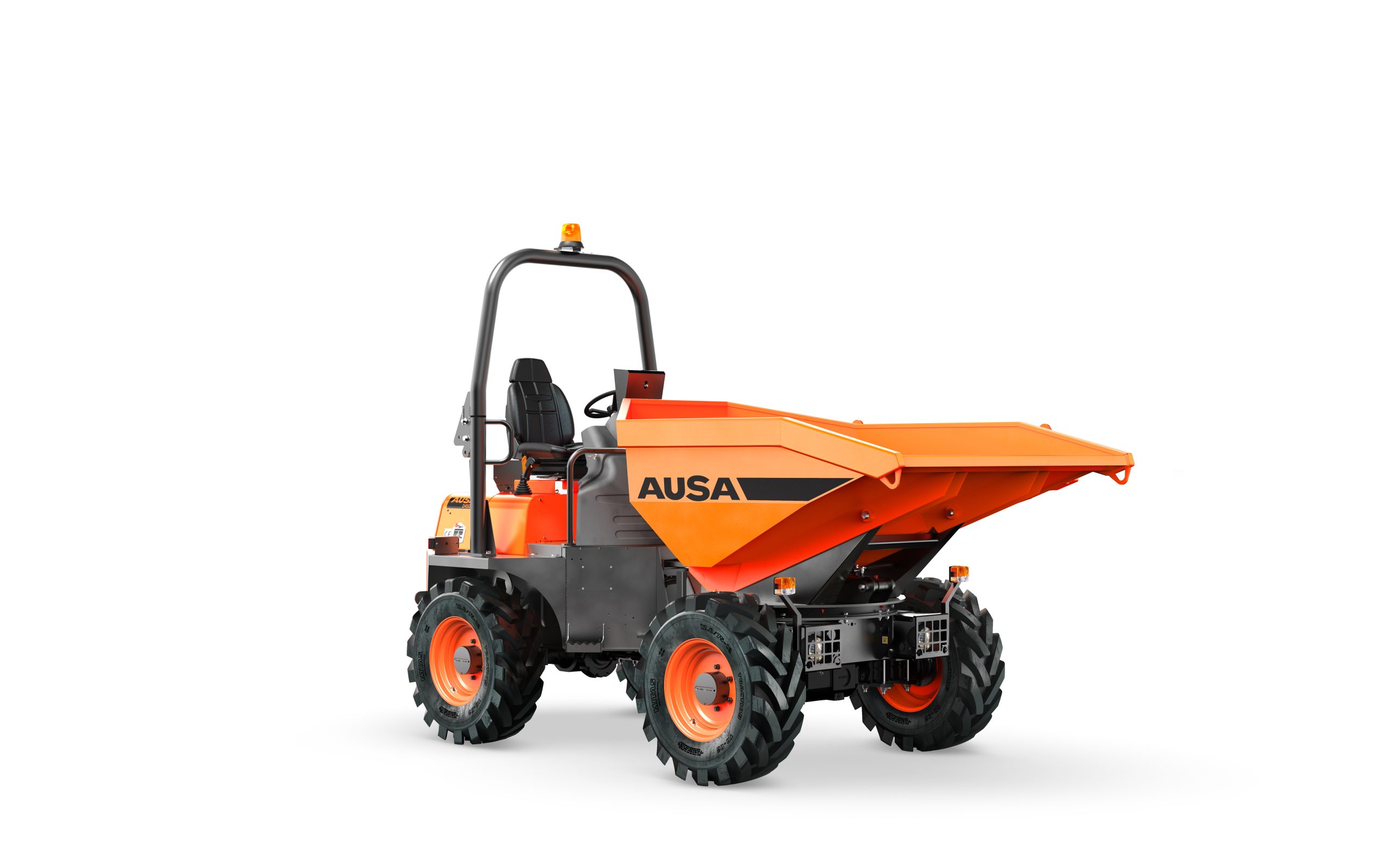 Dumper Ausa D450AHG en utilisation chantier