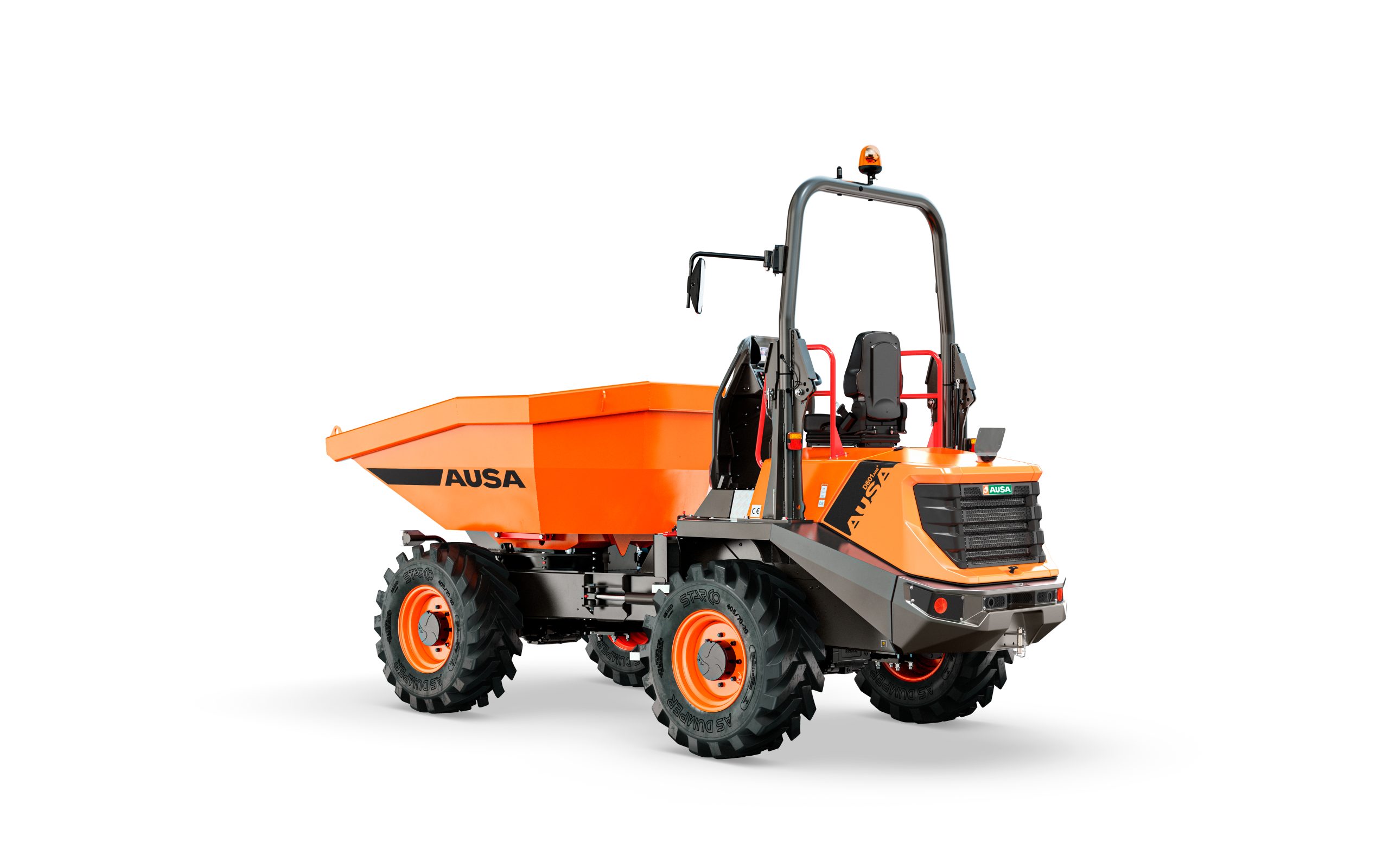 Dumper Ausa D601AHG+ sur chantier de terrassement