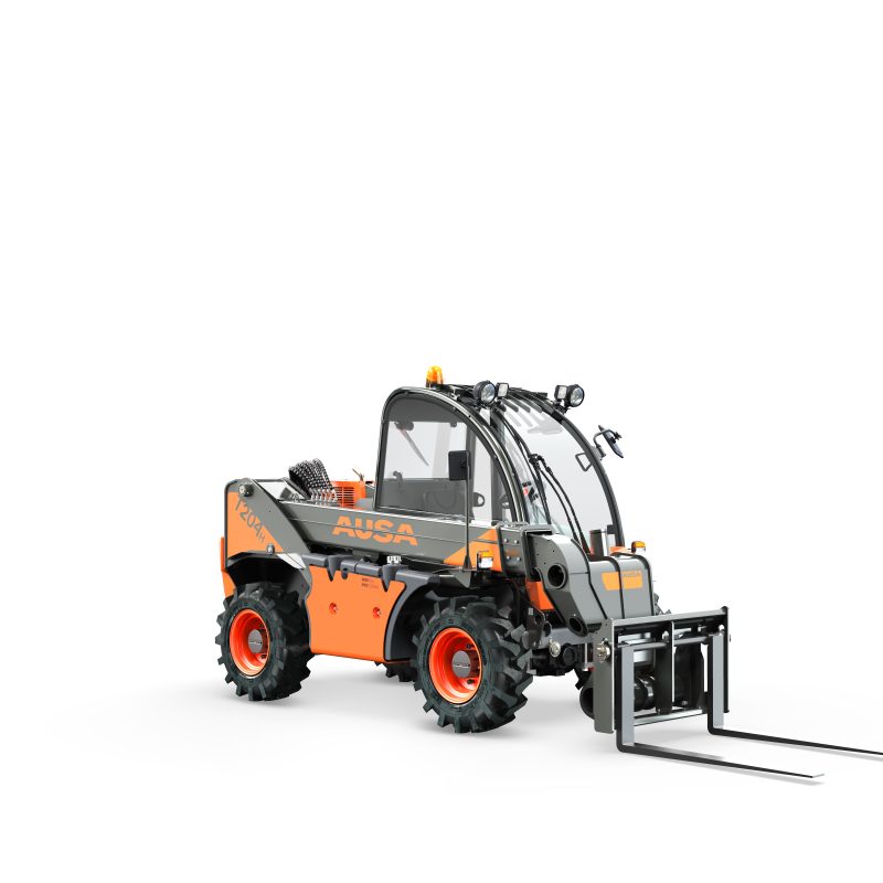 Chariot télescopique Ausa T204H sur chantier